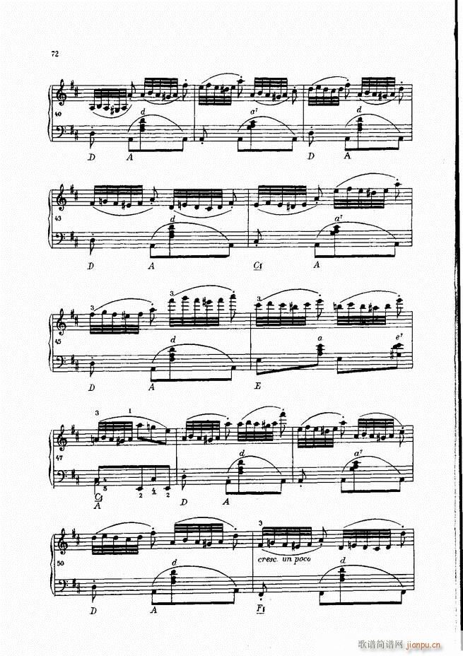 车尔尼手风琴练习曲集 Ⅳ(手风琴谱)52