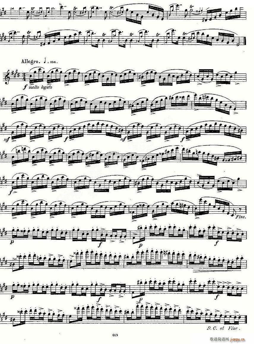 24 instructive Uebungen Op 30 1 12 笛萧谱(笛箫谱)11