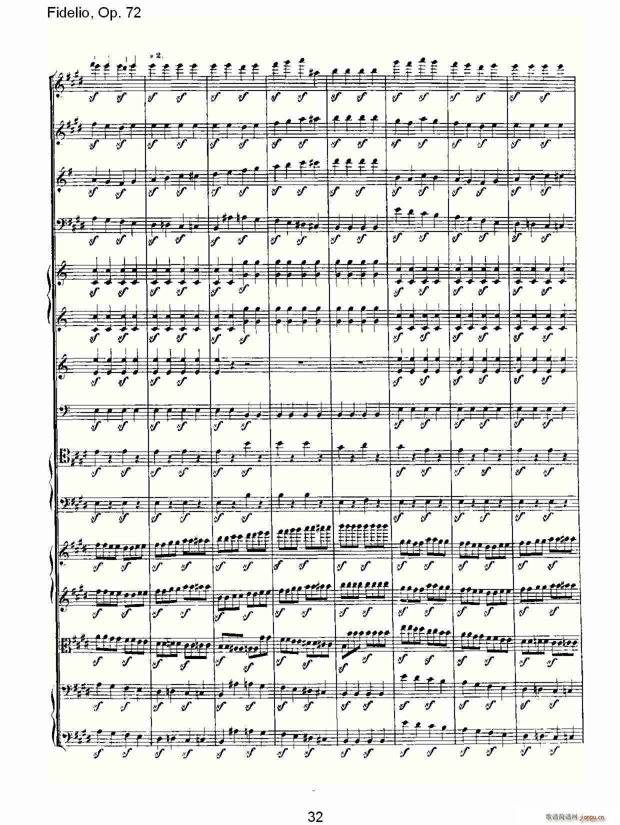 Fidelio，Op.72(十字及以上)32