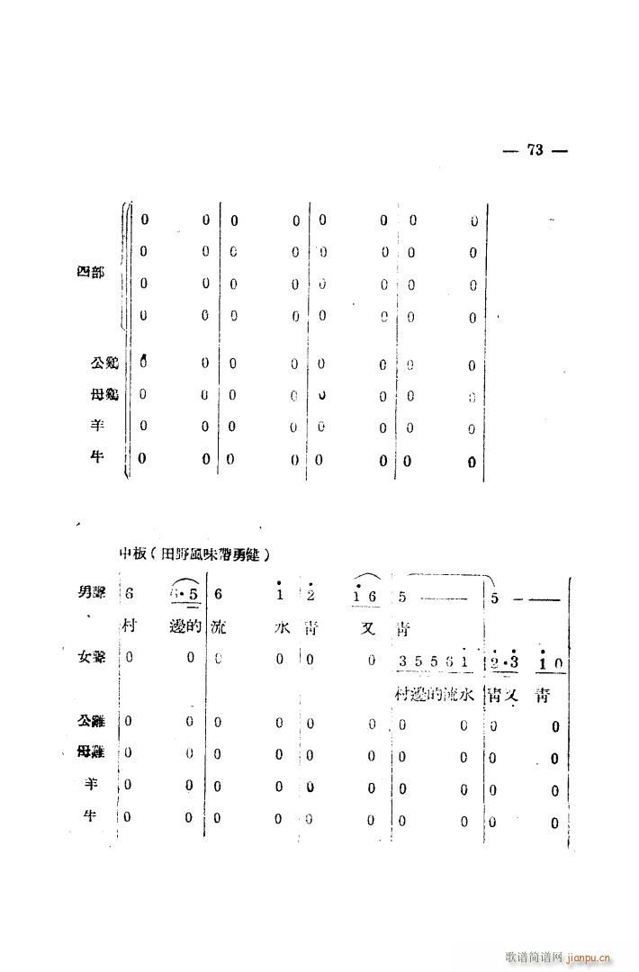 生产大合唱 完整本(九字歌谱)38