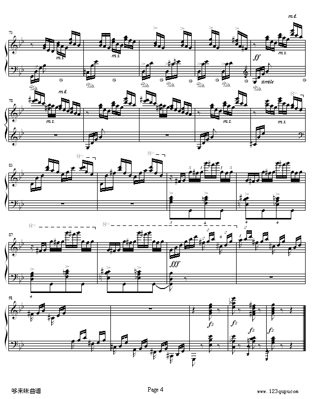 练习曲Op.72No.2考级版-莫什科夫斯基 4