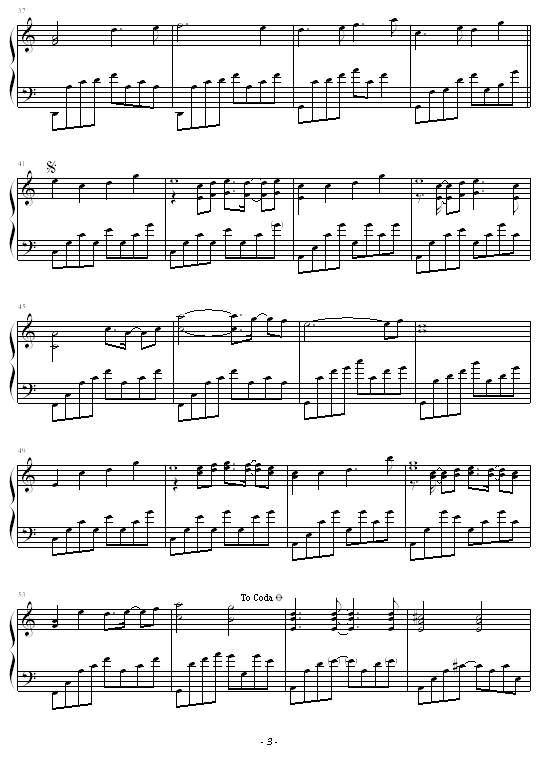 ASECRETGROVE(钢琴谱)3