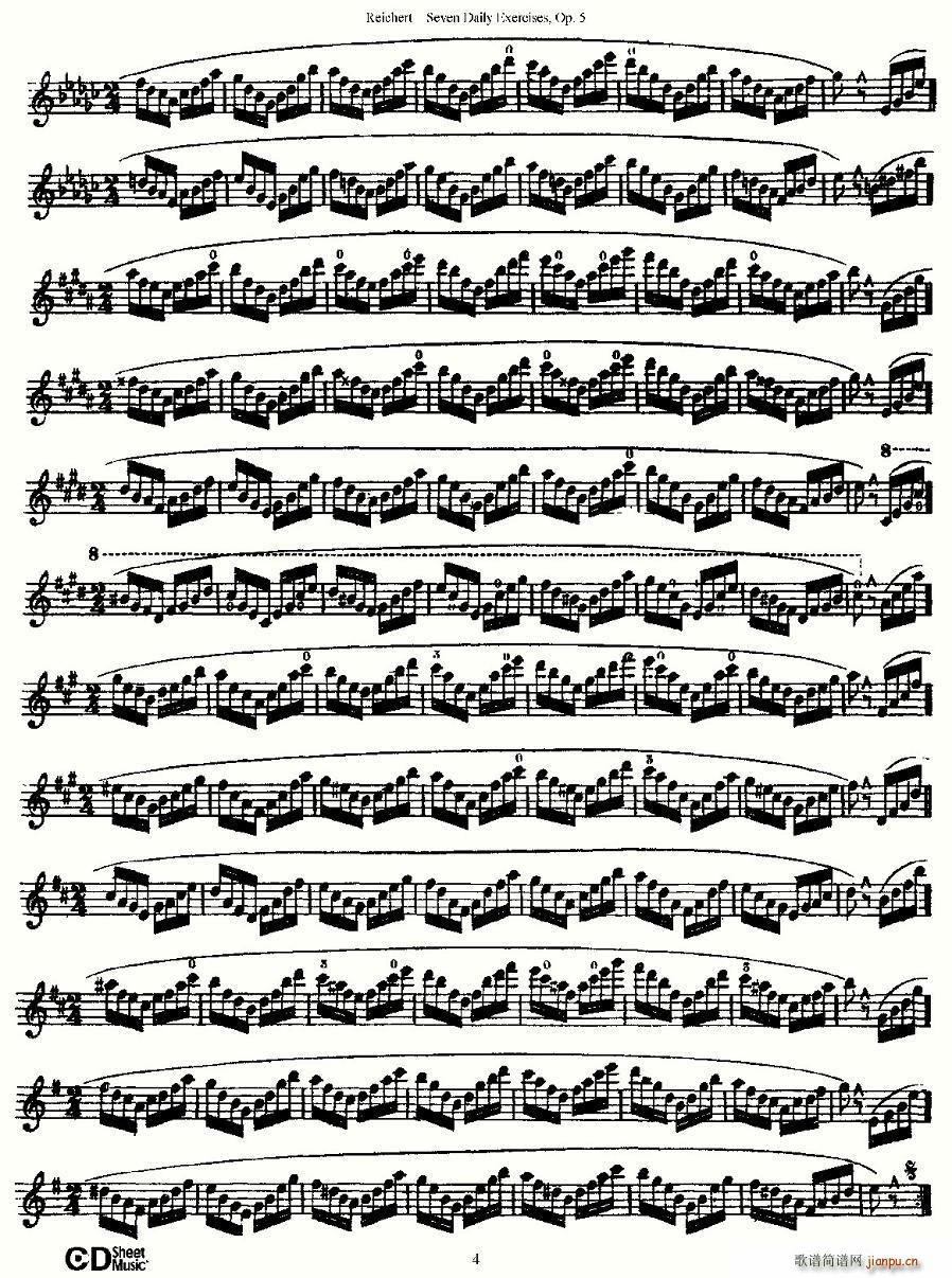 Seven Daily Exercises, Op.5 4