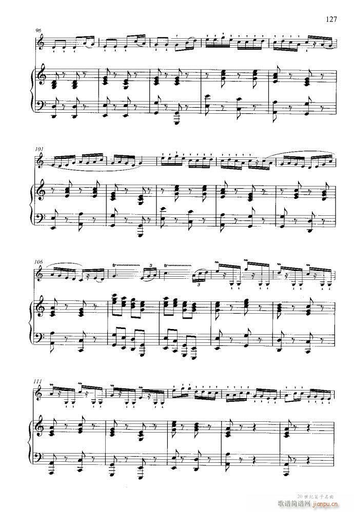 笛子与钢琴16首121-173(笛箫谱)40