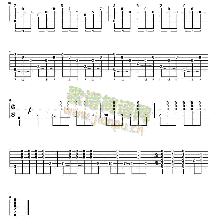 小羅曼史(吉他譜)3