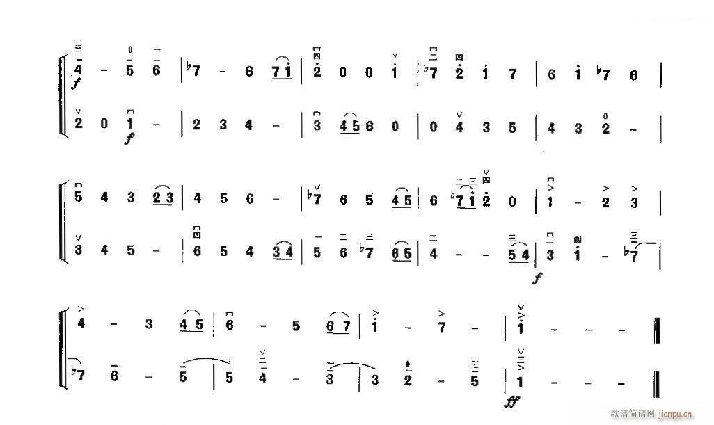 二胡二重奏 二聲部賦格 二 2