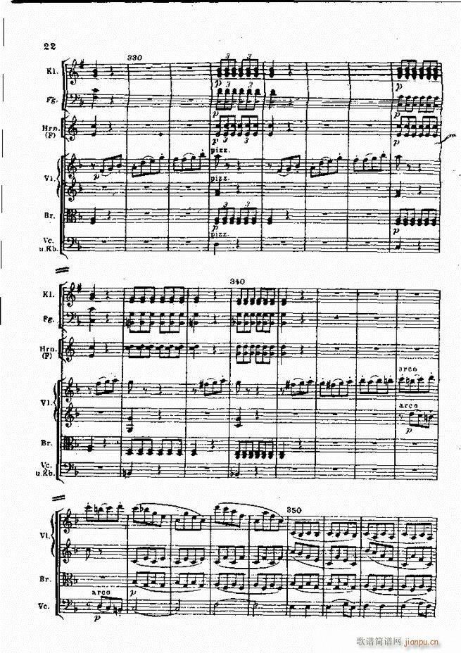 贝多芬 田园交响曲 全部 目录1 60(总谱)38