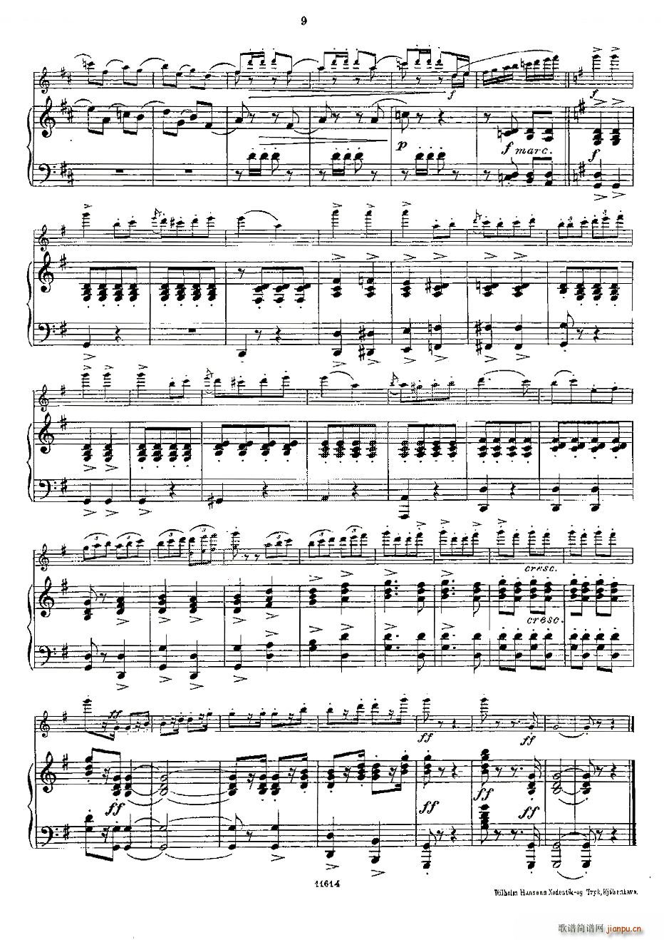 Opern Transcriptionen Op 45 4 长笛 钢琴伴奏 铜管(笛箫谱)7