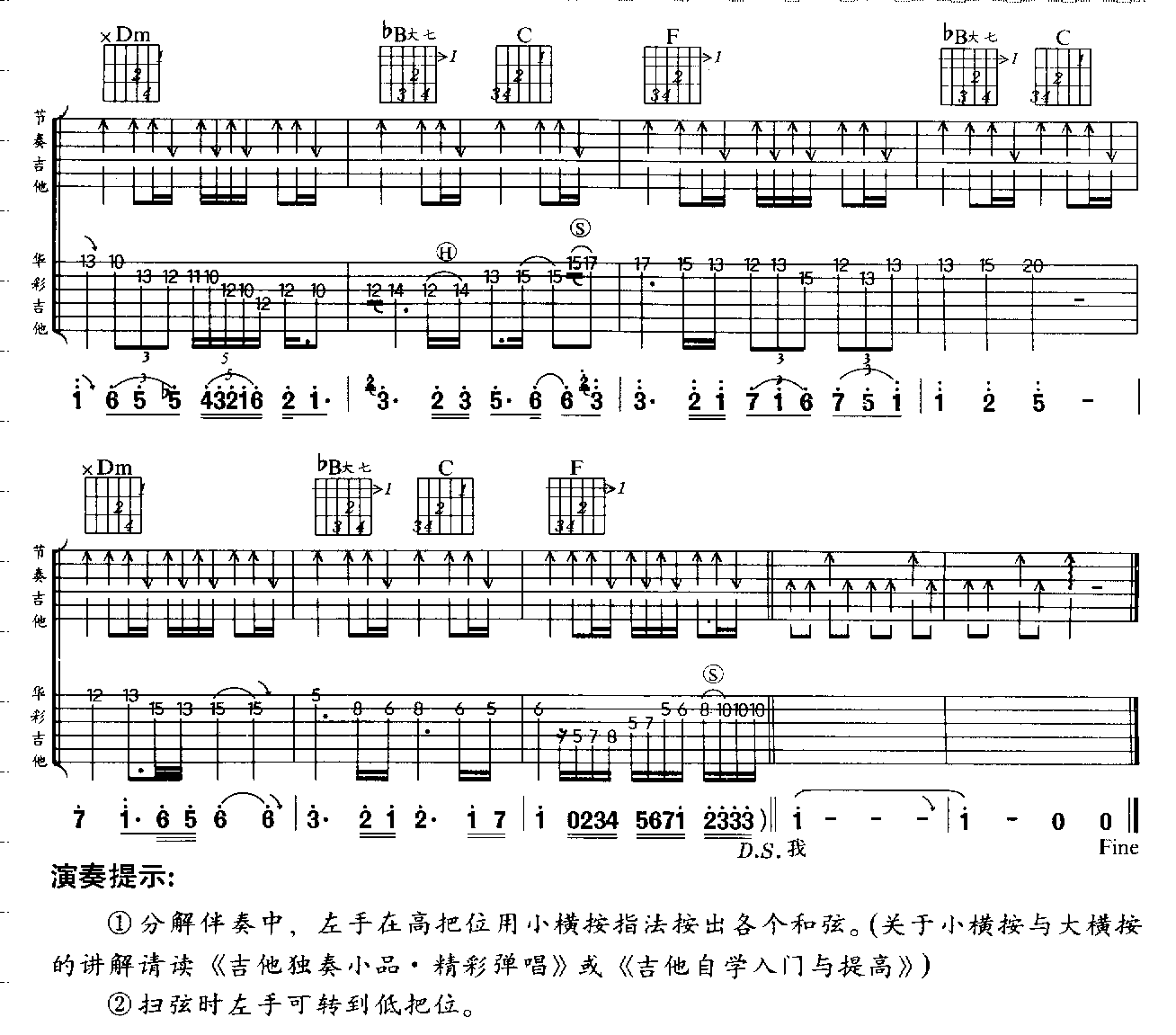 ★海阔天空★(六字歌谱)3