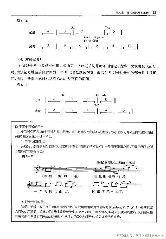 音乐基本理论81-120(十字及以上)1