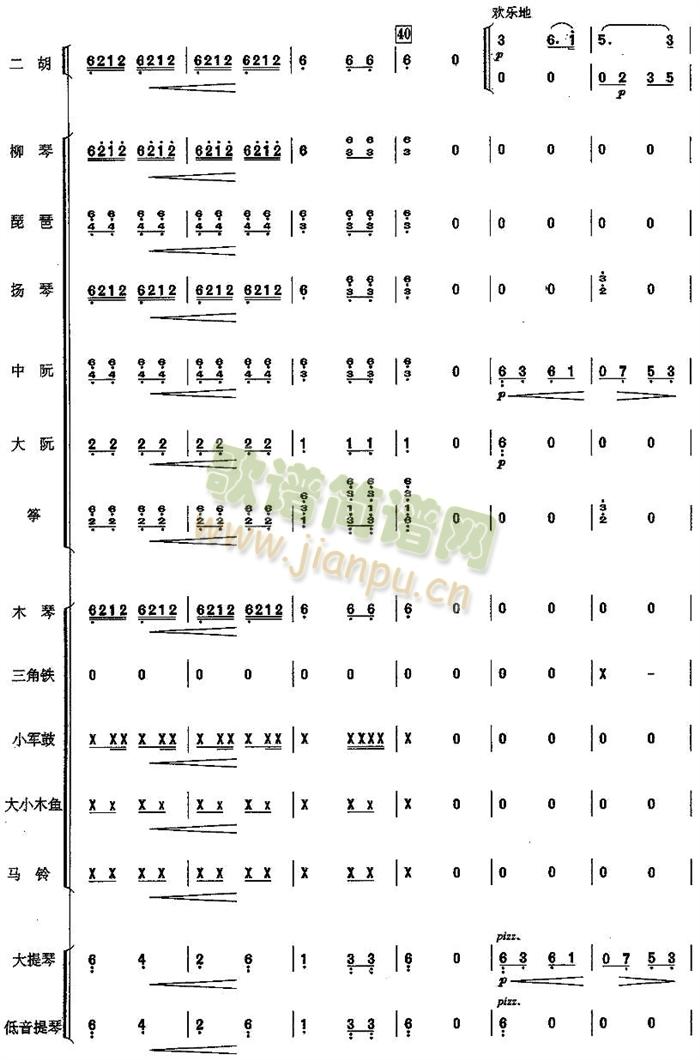 赛马民乐合奏总谱(总谱)7