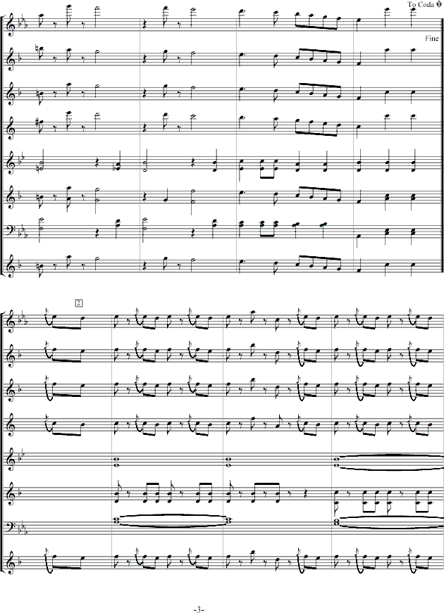 拉德斯基进行曲-总谱(钢琴谱)3