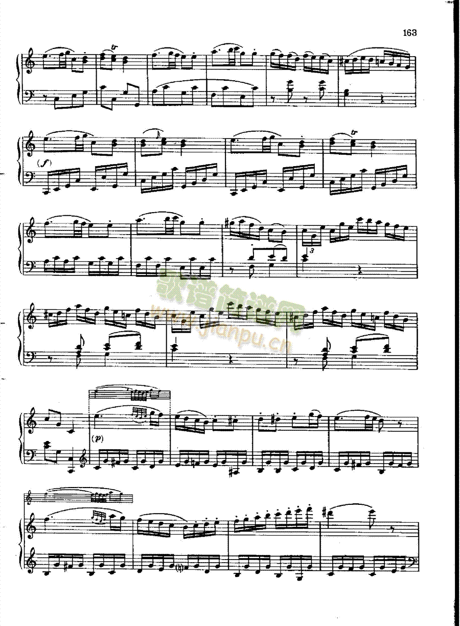 奏鸣曲Nr.330键盘类钢琴(钢琴谱)15