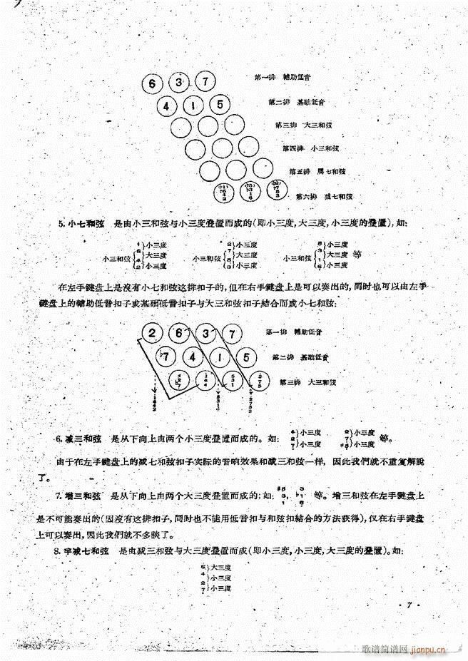 手风琴伴奏编配法 目录前言 1 60(手风琴谱)9