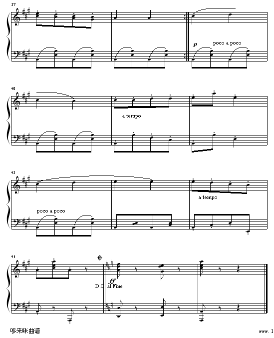 匈牙利舞曲第五号-勃拉姆斯 4