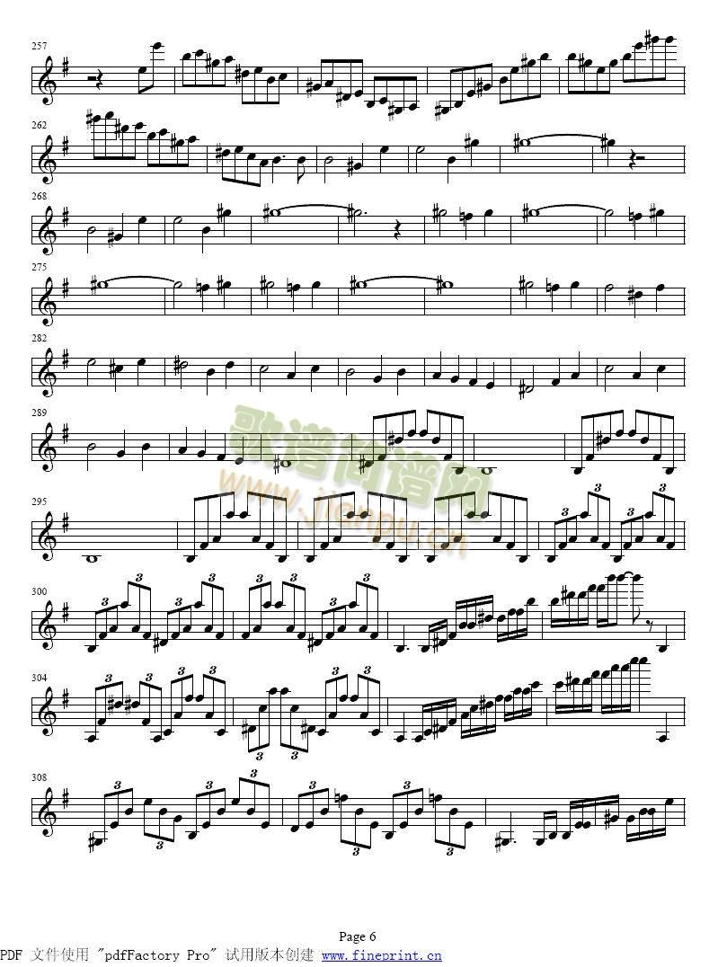 贝多芬e小调小提琴协奏曲6-11(其他)1