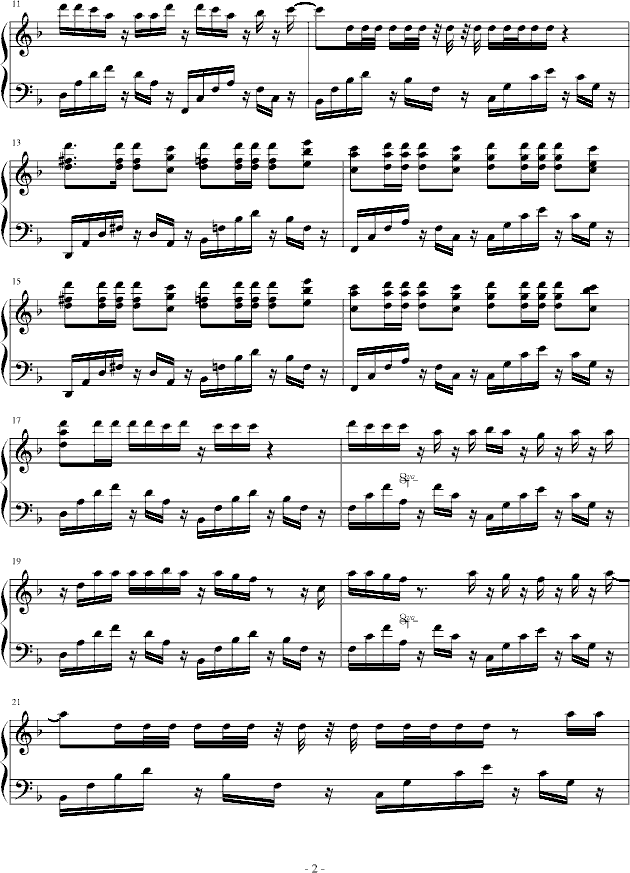 Numb-钢琴演奏版(钢琴谱)1