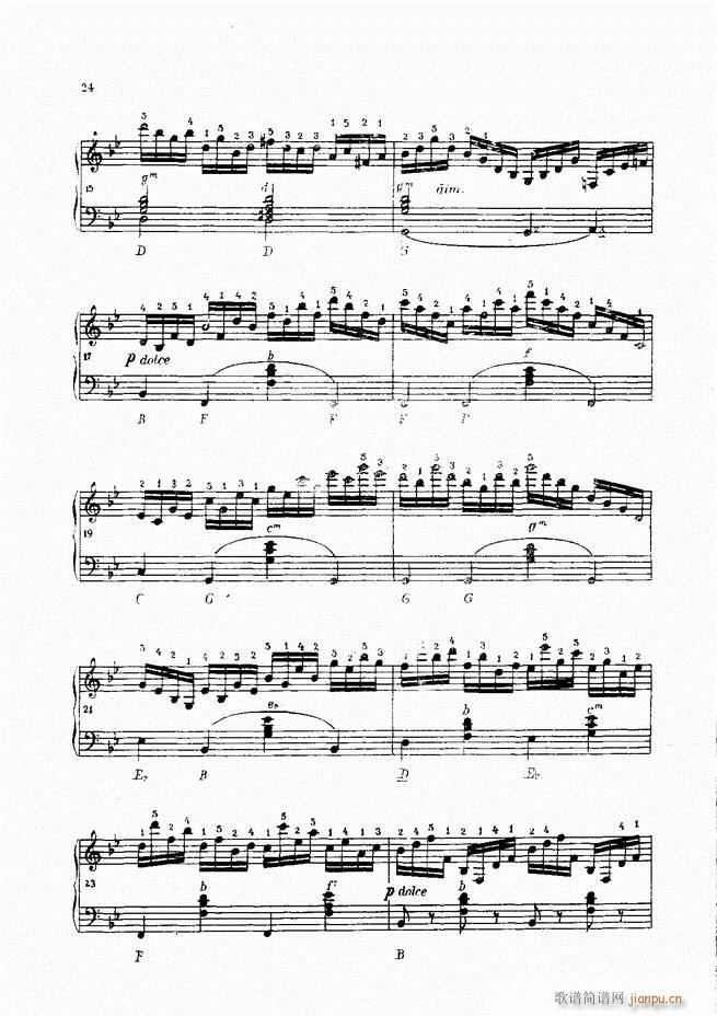 车尔尼手风琴练习曲集 Ⅳ(手风琴谱)24