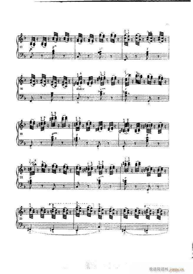 车尔尼手风琴练习曲集 Ⅲ(手风琴谱)99