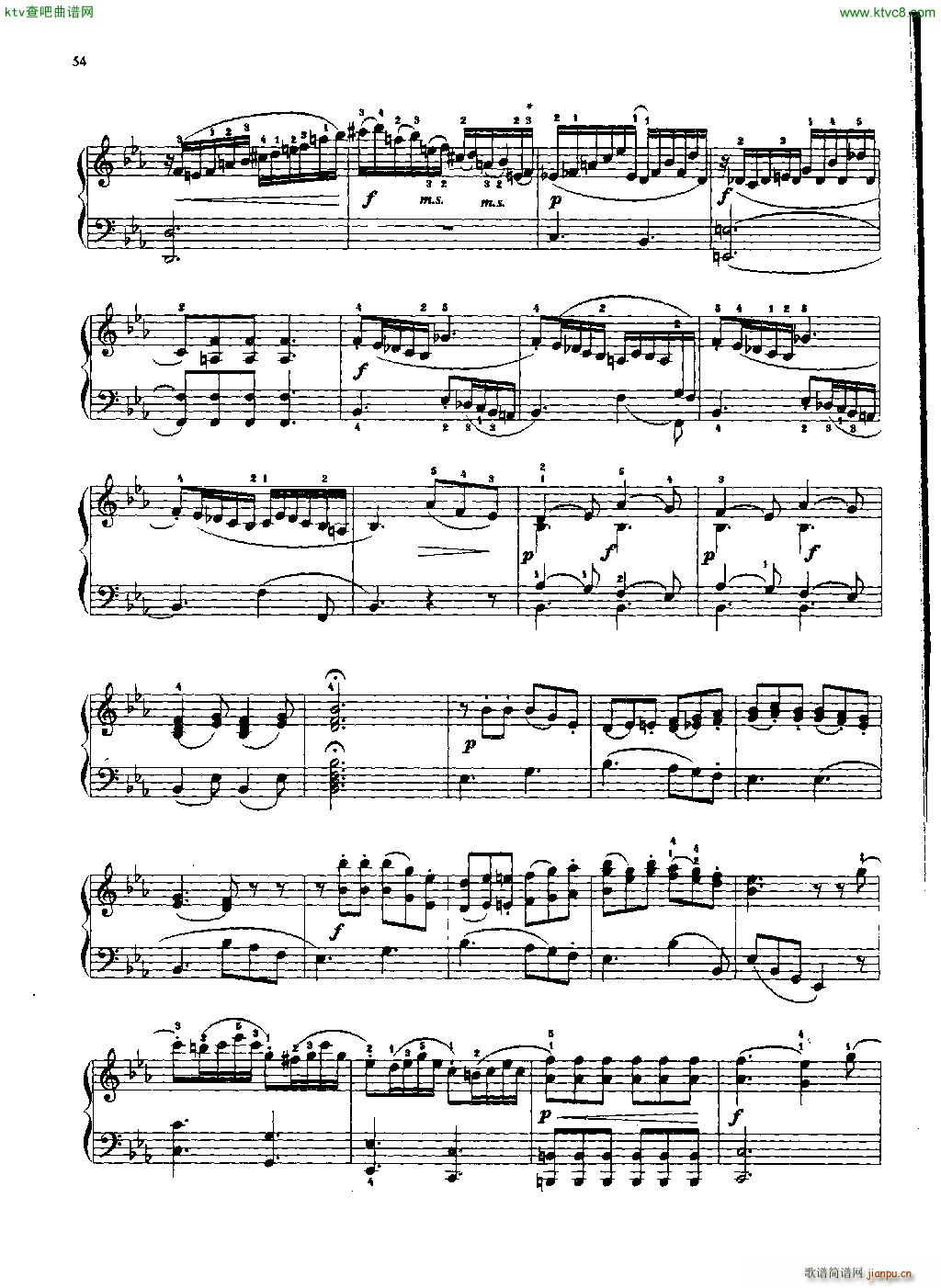 贝多芬小奏鸣曲 六(总谱)10