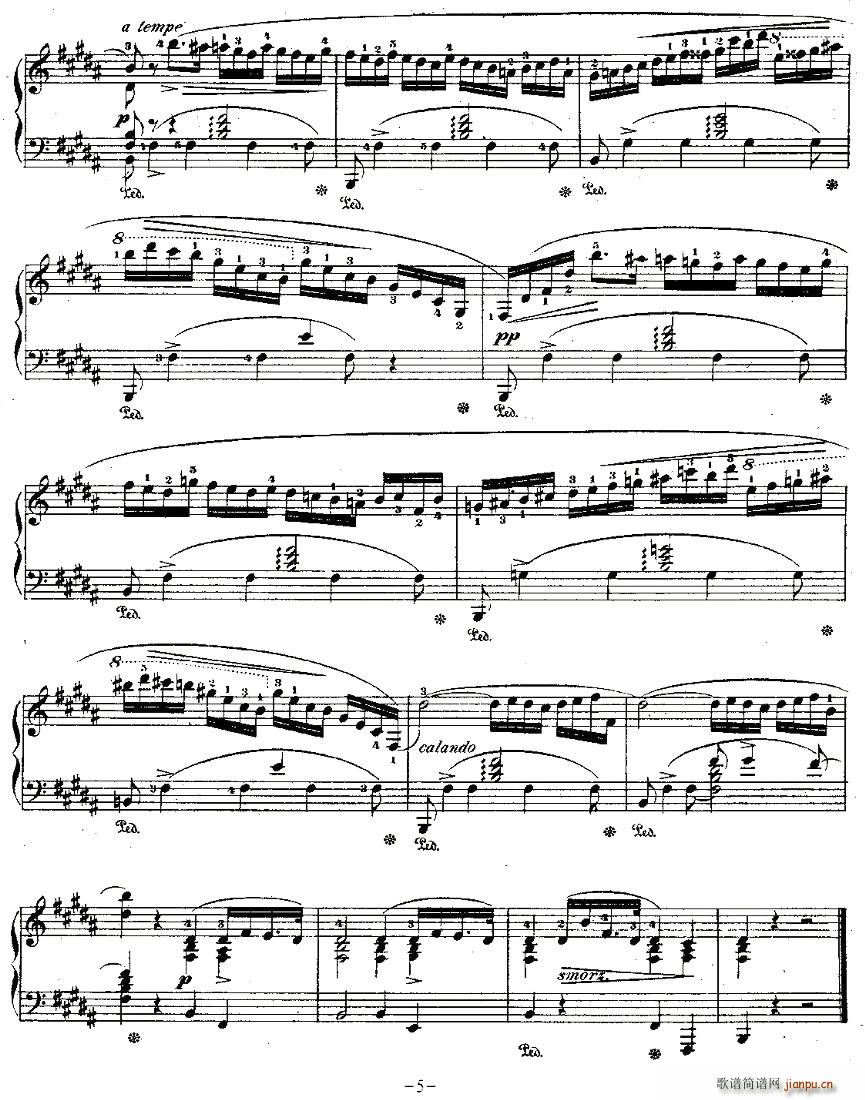 B大调夜曲Op.62－1(十字及以上)5