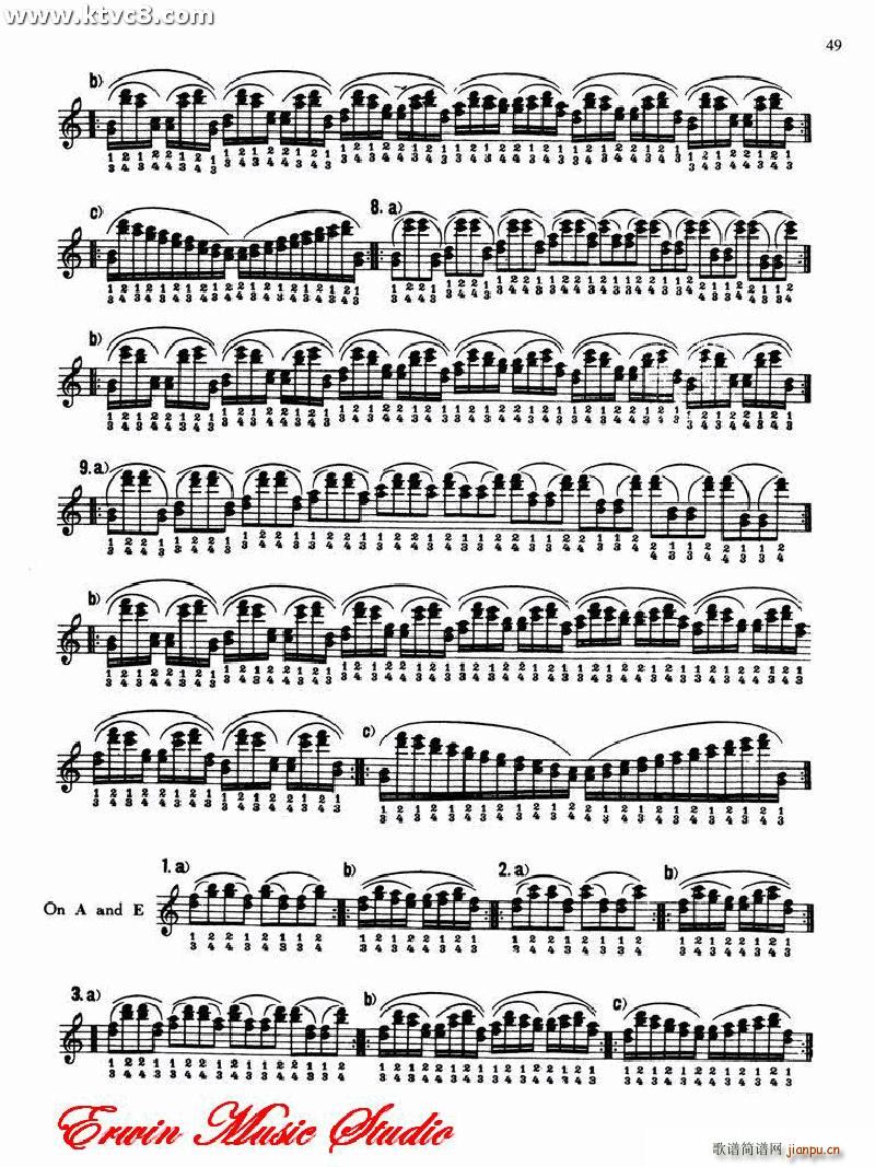 德米特里 康斯坦丁 多尼斯 小提琴技术的演奏艺术1 2(小提琴谱)3
