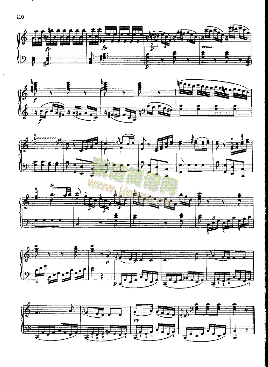奏鸣曲Nr.309键盘类钢琴(钢琴谱)19