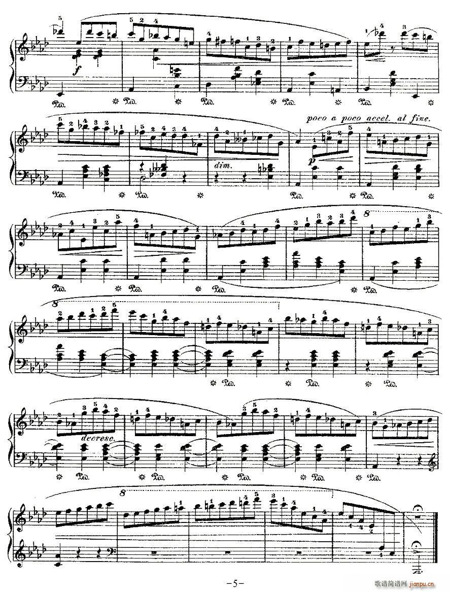 valse，Op.64, No.3(十字及以上)5