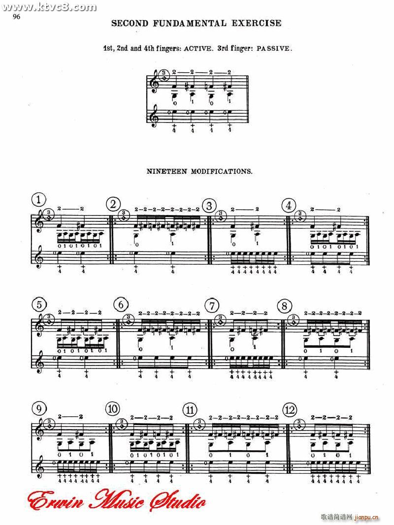 德米特里 康斯坦丁 多尼斯 小提琴三手指基础练习 作品 15 第一(小提琴谱)9
