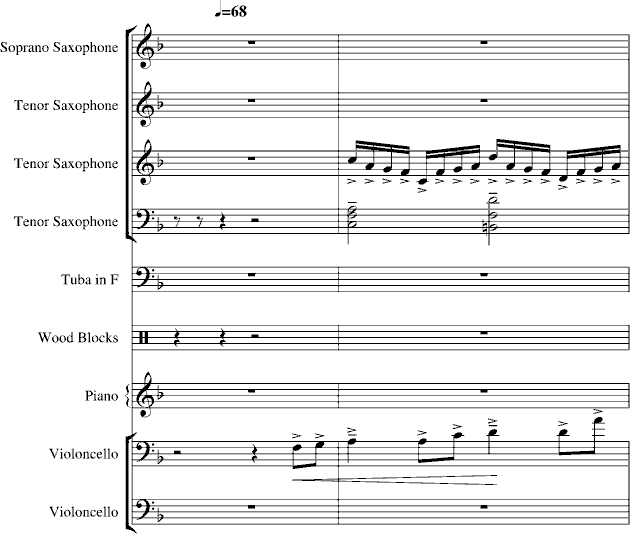 菊花臺(tái)-總譜(鋼琴譜)1