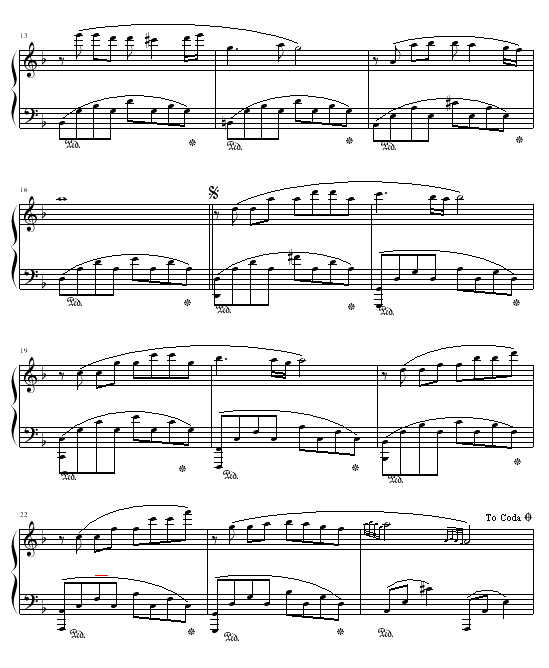 冥想(鋼琴譜)3