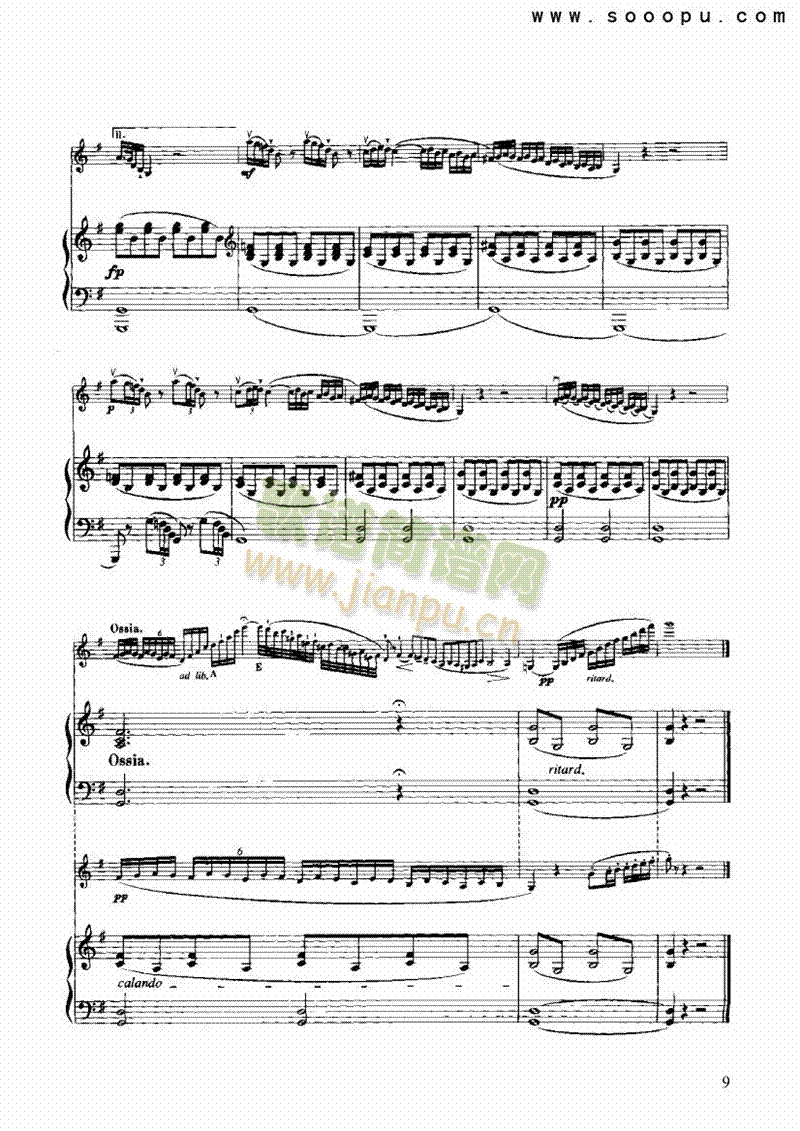 行板与变奏曲弦乐类小提琴(其他乐谱)9