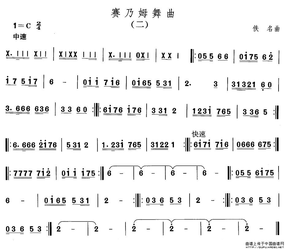 维吾尔族舞蹈音乐：赛乃姆舞曲 2