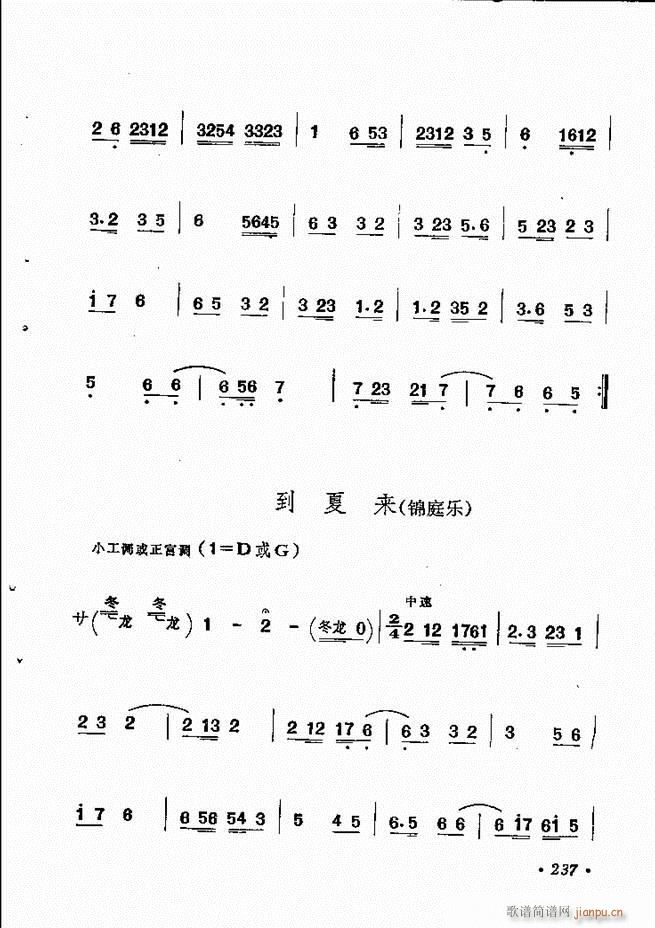 京劇傳統(tǒng)曲牌選 181 244(京劇曲譜)57