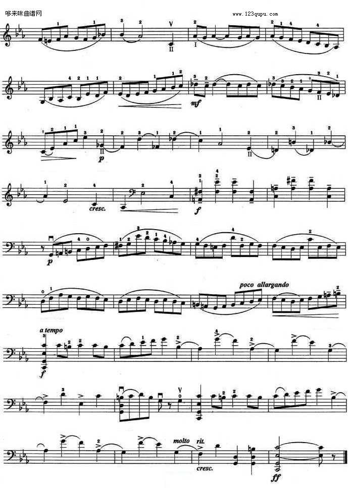 C小調协奏曲-巴赫 4