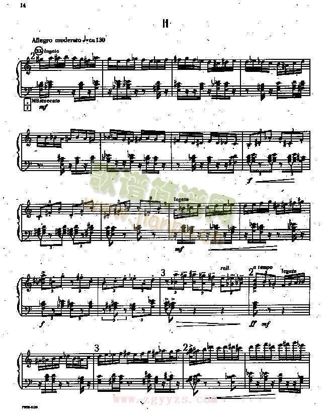 奏鸣曲克扎诺夫斯基曲1-5(其他)5
