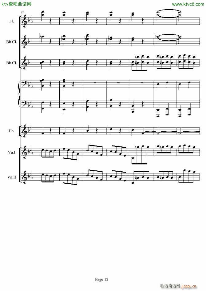 贝多芬的C小调第五命运交响曲(总谱)12