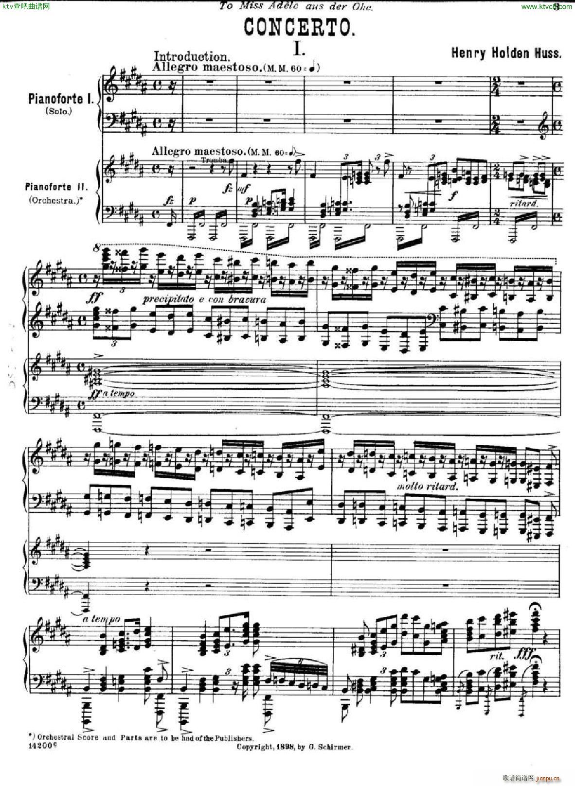 huss concerto part1(钢琴谱)1