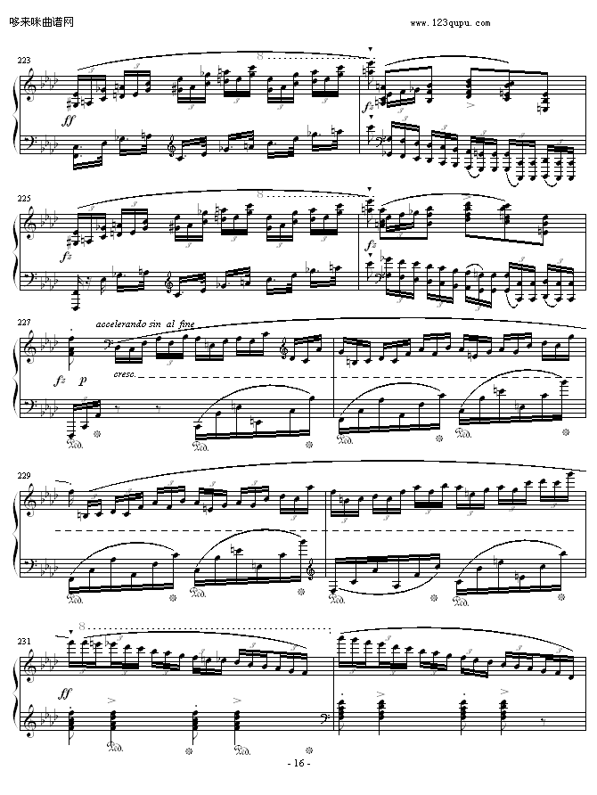肖邦F小调第4叙事曲-肖邦(钢琴谱)16
