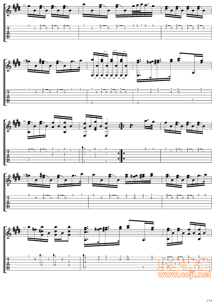 魔笛主题变奏曲-完整版(笛箫谱)3