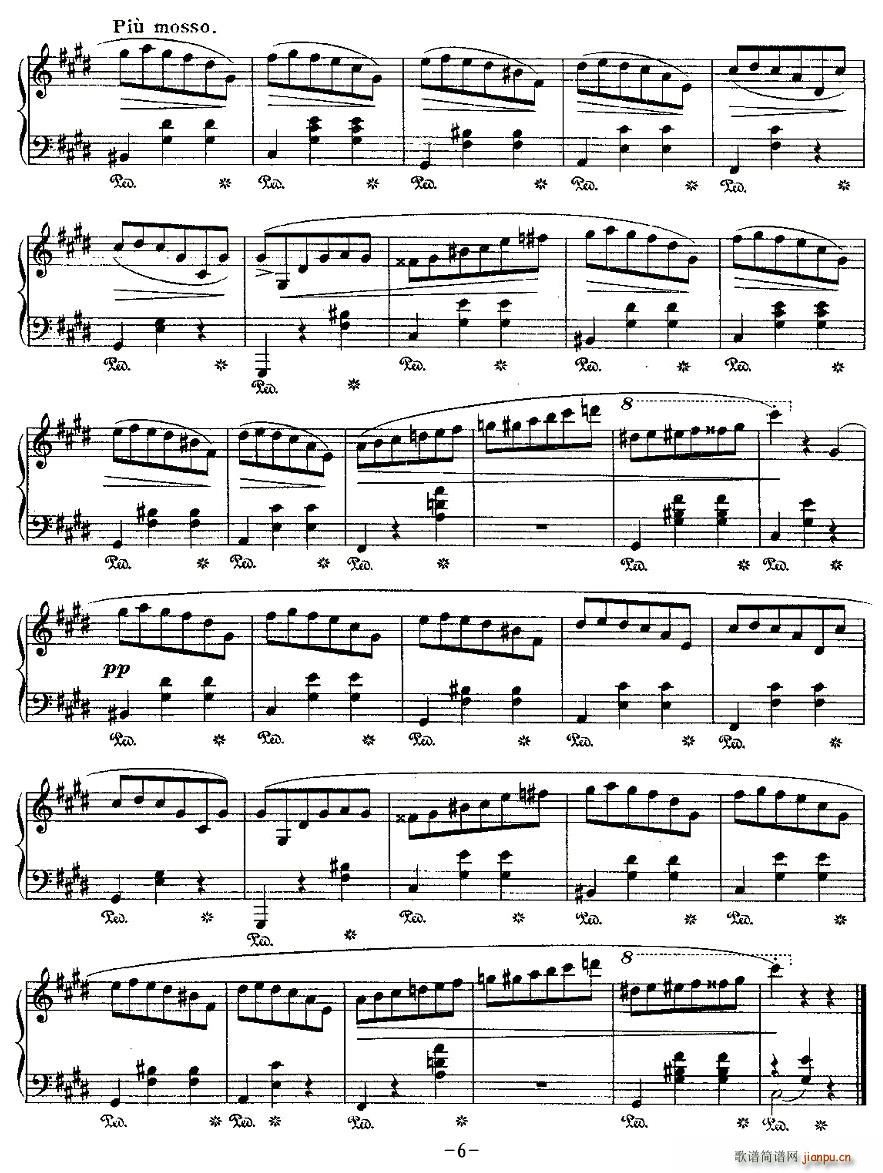 valse，Op.64, No.2(十字及以上)6