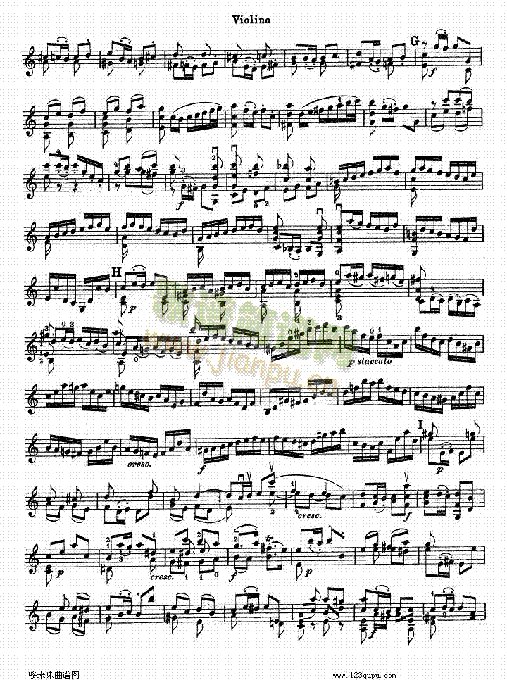 巴赫小提琴协奏曲2(其他乐谱)3