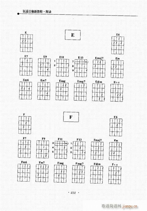 民谣吉他新教程181-215序(吉他谱)32