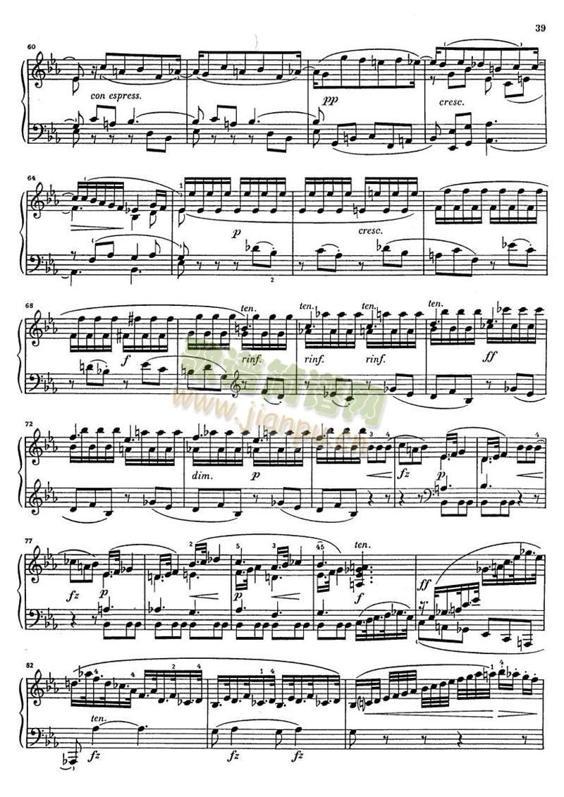 克莱门蒂g小调钢琴奏鸣曲9-16(其他)5