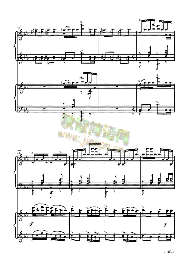 意大利波尔卡—双钢琴键盘类钢琴(钢琴谱)5