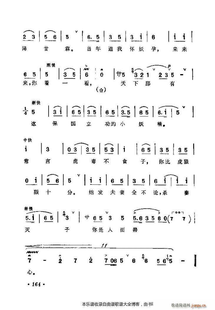 京剧著名唱腔选161 200 戏谱 4