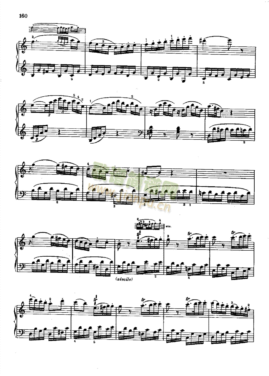 奏鸣曲Nr.330键盘类钢琴(钢琴谱)12