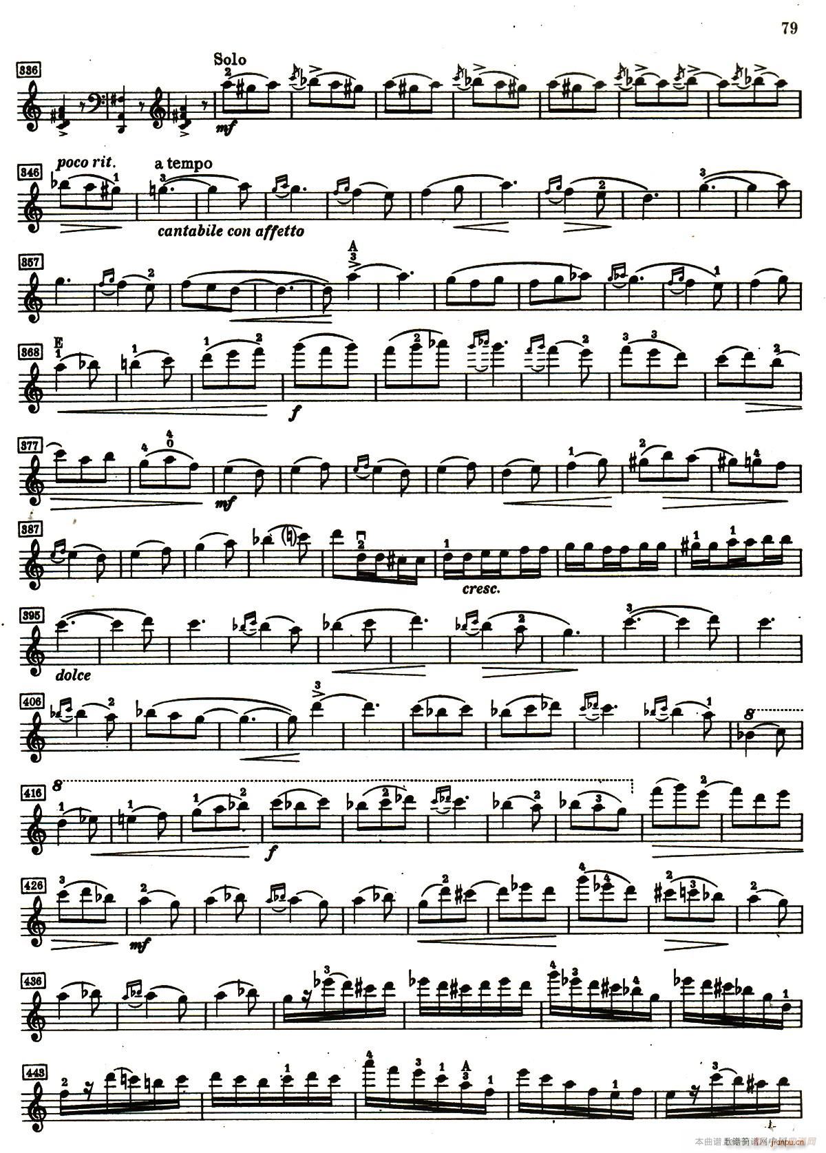 D小调小提琴协奏曲(小提琴谱)18
