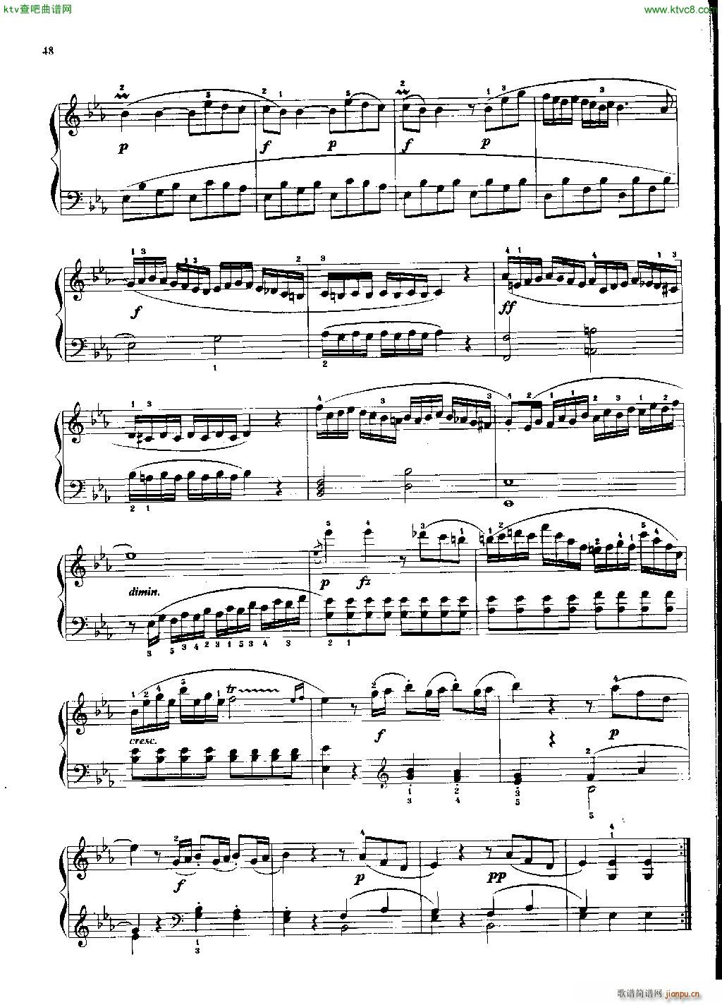 贝多芬小奏鸣曲 六 4