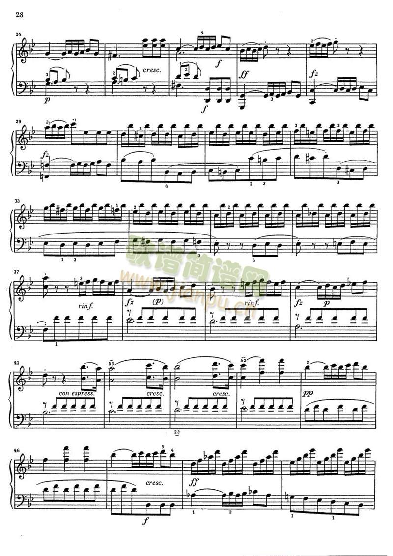 克莱门蒂g小调钢琴奏鸣曲1-9 2